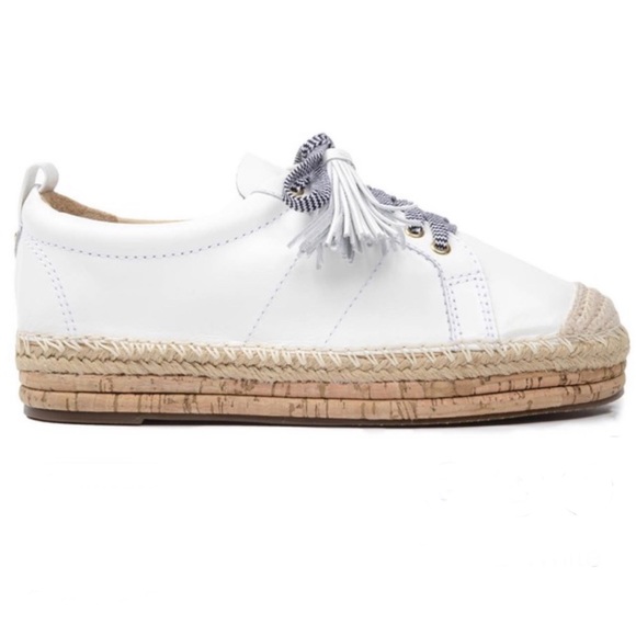 SCHUTZ Shoes - Schutz Orleanna Leather Espadrilles Cork NWOT -9